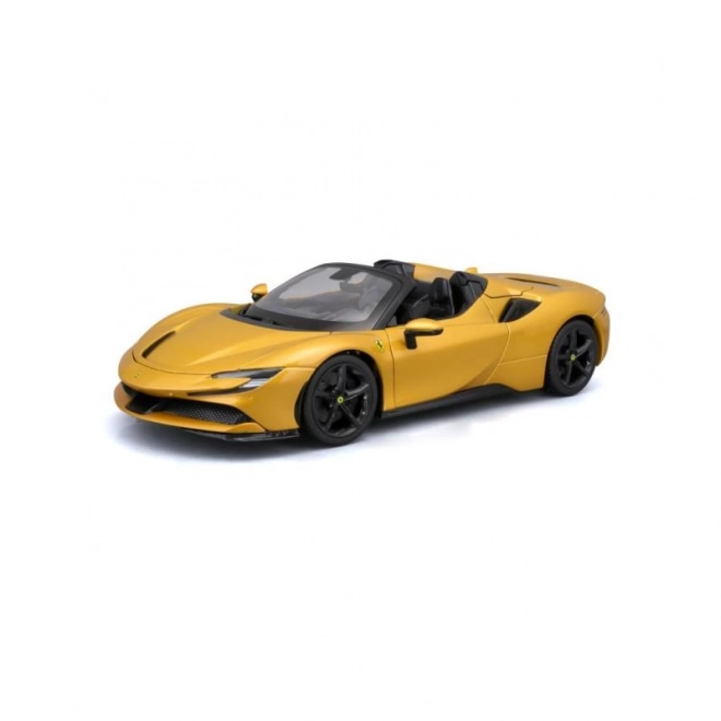 Bburago Ferrari SF90 Spider 1:18 - Gul