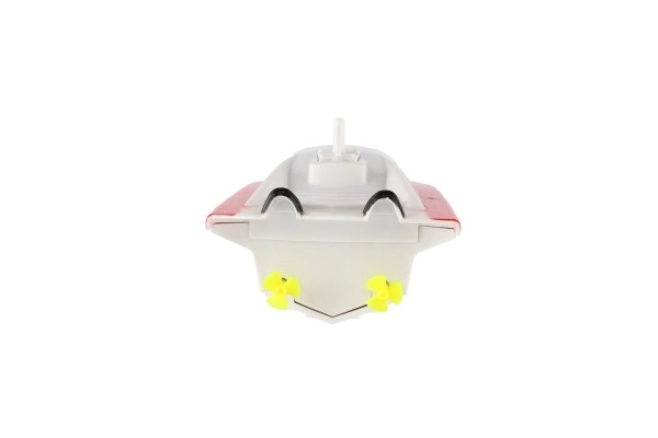 Motorbåd/skib til vand RC plast 19 cm på batterier + opladningspakke + USB 2,4 GHz i kasse 26x13x15cm