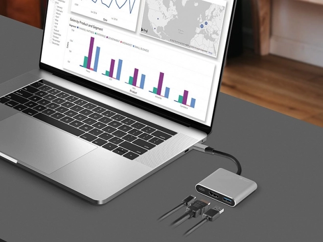 Multihavneadapter Tracer A-1 USB-C HDMI 4K