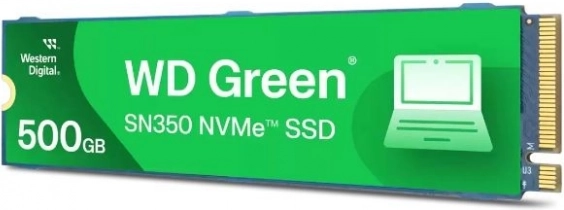 SSD-disk WD Green SN350 500 GB M.2 2280 NVMe PCIe