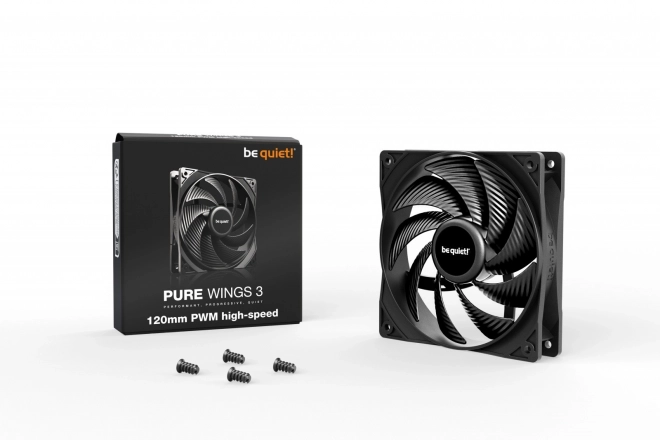 Ventilator Pure Wings 3 120 mm PWM højhastighed