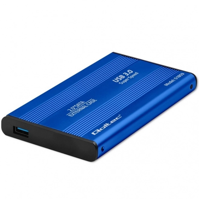Eksternt etui til HDD/SSD 2.5" SATA3 USB 3.0 Blå