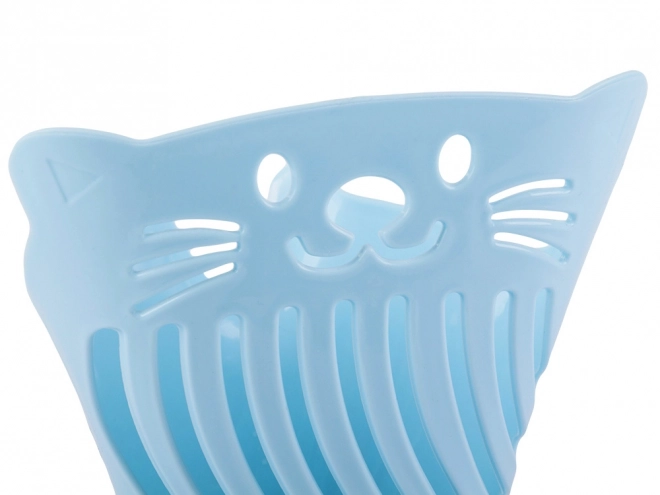 Skovl til kattebakke med ergonomisk håndtag