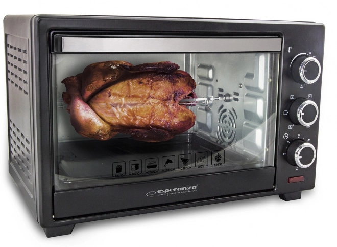 Miniovn med konvektion og rotisserie NAPOLI