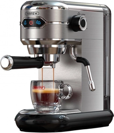HiBREW espressomaskine med mælkeskummer