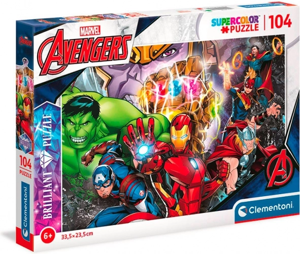 Brillante puslespil Marvel: Avengers 104 brikker