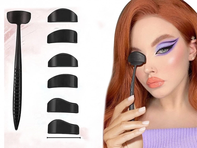 Sæt af silikoneskabeloner til eyeliner