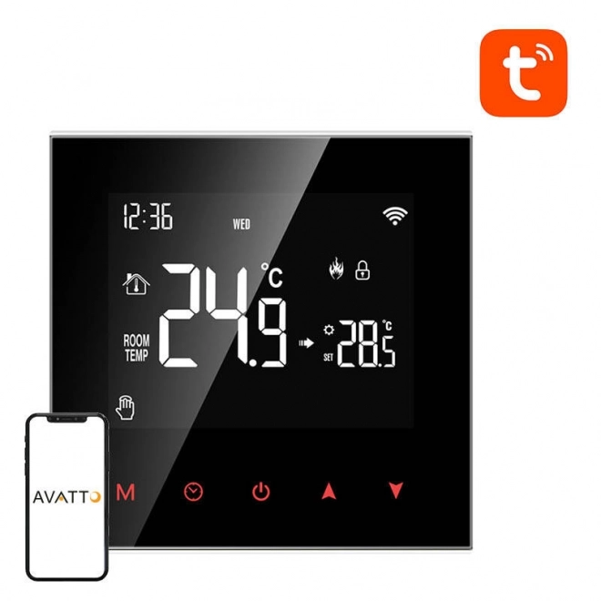 Smart termostat Avatto WT100 WiFi til kedler