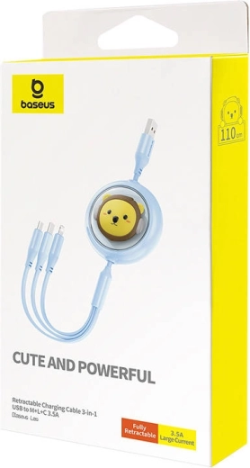 Hurtig opladning 3,5 A og 480 Mb/s overførsel