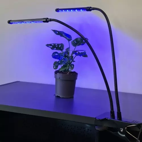 Lampe 20 LED 2 stk til plantevækst