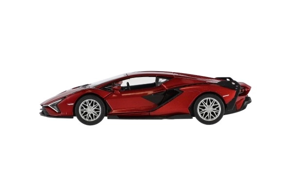 Auto Kinsmart Lamborghini Sián FKP 37 metal/plast 13cm mix farver