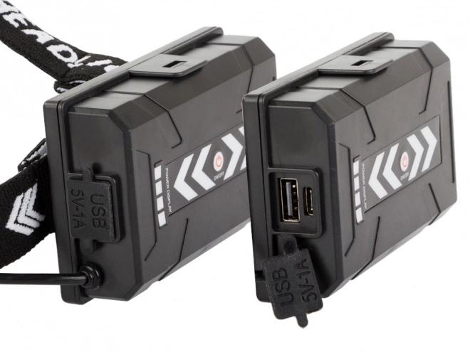 Professionelt pandelygte Bailong med LED CREE XHP160 og powerbank funktion