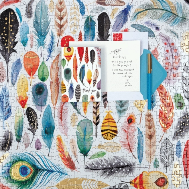 Puzzle Fjer 500 brikker Galison