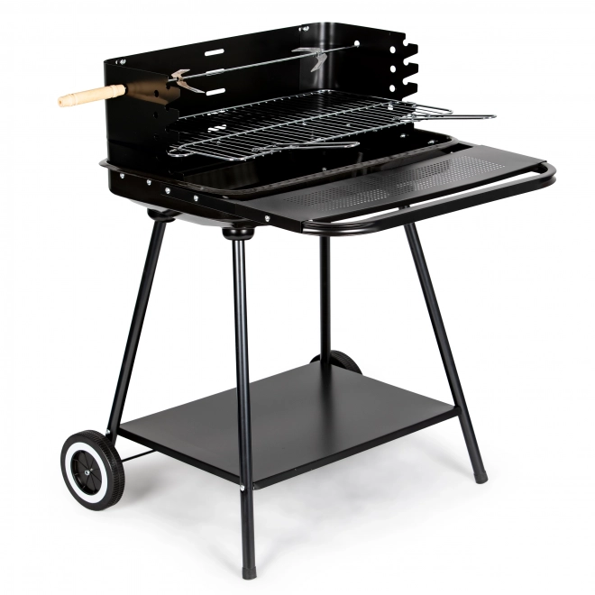 Bærbar havegrill med hylde 2 riste SL5434P