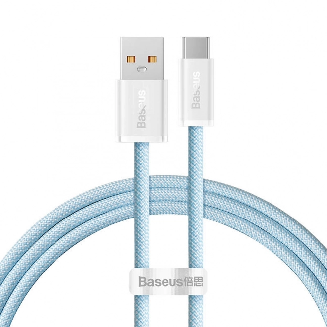 USB til USB-C kabel Baseus Dynamic, 100 W, 1 m, blå