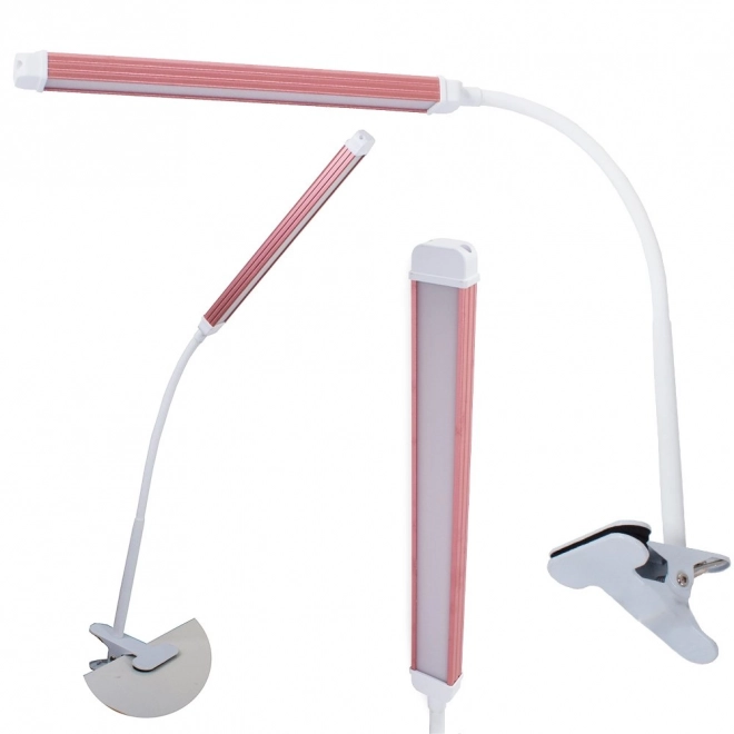Bordlampe med USB-klips til kosmetik