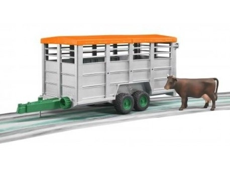 Bruder Dyretransport med kofigur