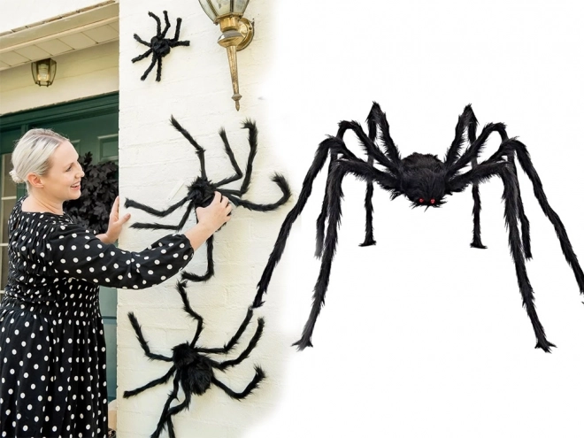 Kæmpe halloween edderkop tarantel dekoration