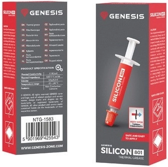 Genesis Silicon 801 termisk pasta 0,5 g