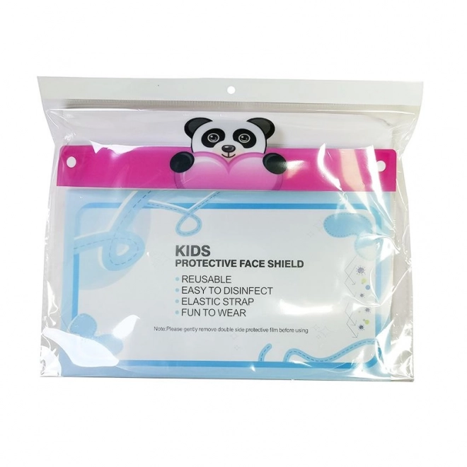 Børneansigtsskærm - panda