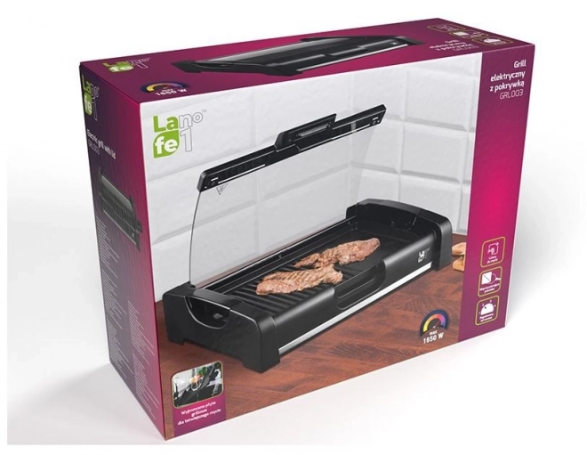 Elektrisk grill med låg Lafe