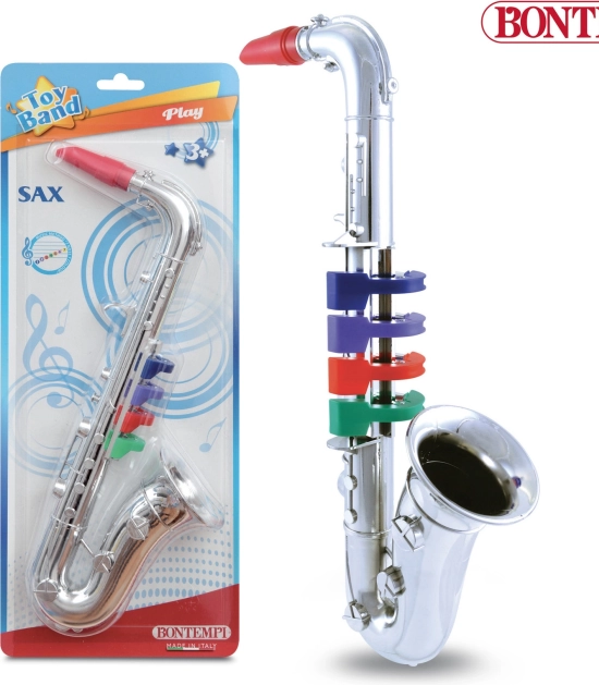 plastisk saxofon med 4 klapper