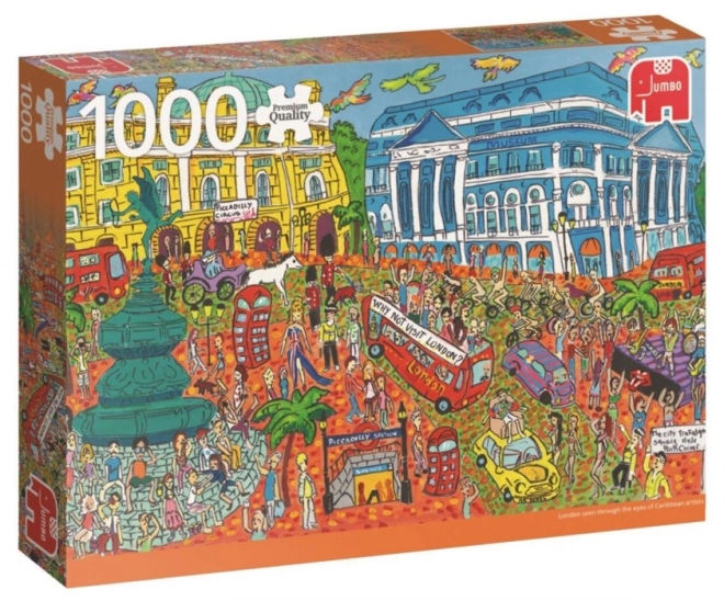 Puslespil Piccadilly Circus London 1000 brikker