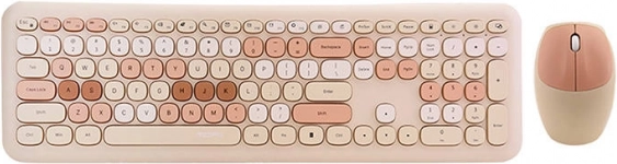 MOFII trådløst tastatur og mus sæt beige