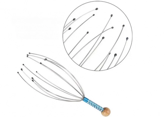 Ayurvedisk massager til hovedbund for afslapning