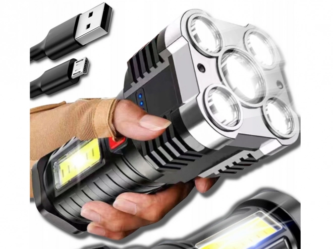 Genopladelig LED campingreflektor