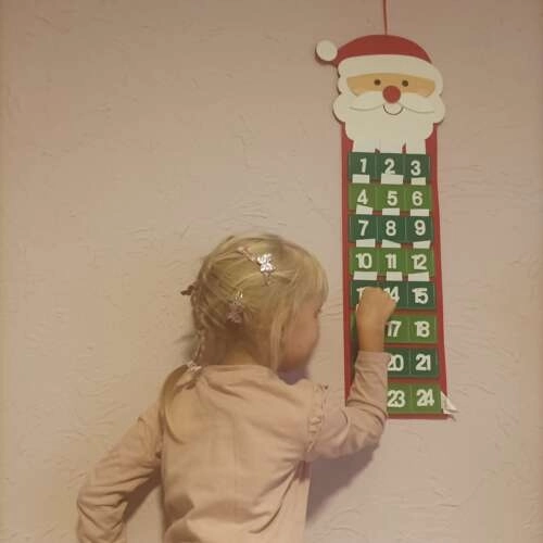 Hængende adventskalender Ruhhy 22252