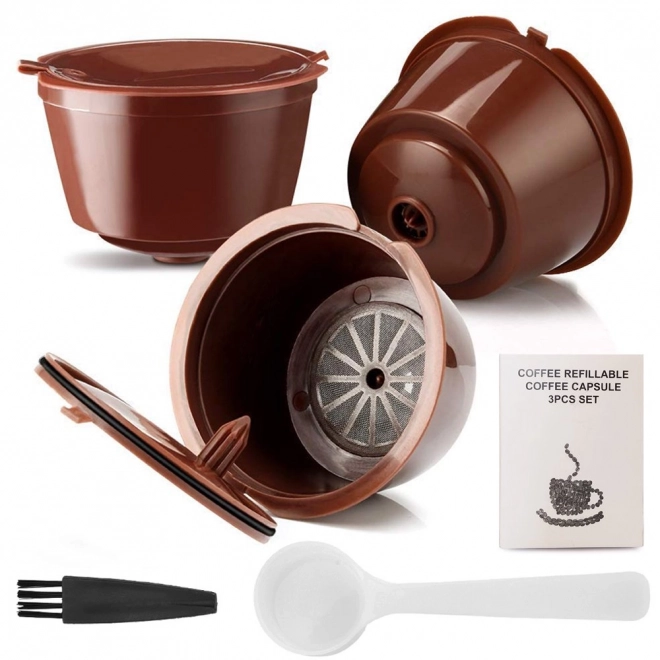 Sæt med 3 genanvendelige kaffekapsler til DOLCE GUSTO