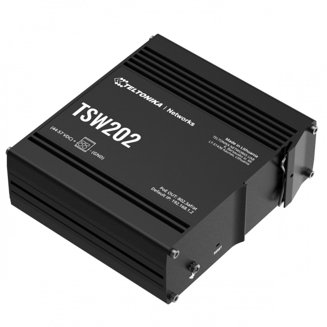 Industriel styret switch TSW202 2xSFP 8xPoE+ L2/L3