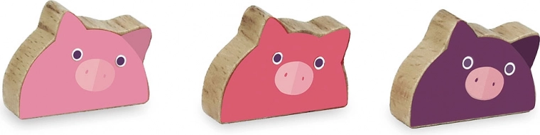 Søde figurer af de små grise