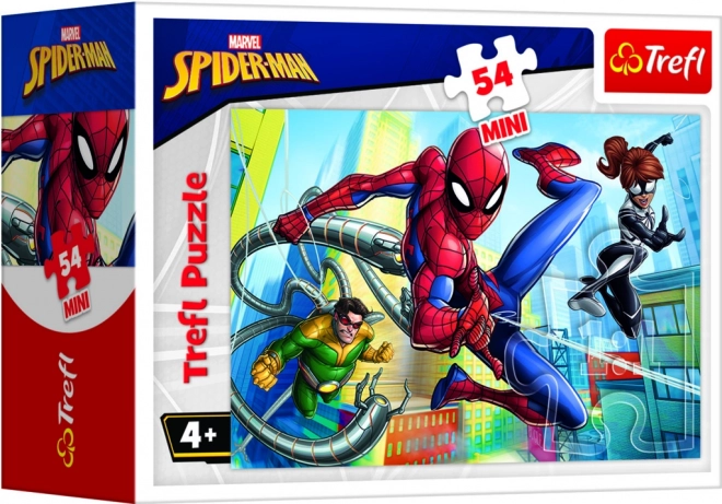 Minipuslespil Spiderman 54 brikker