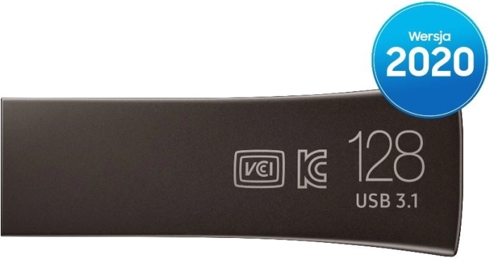 USB-flashdrev BAR Plus 128 GB, USB 3.1, titan-grå