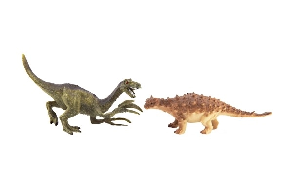 Plastsæt med 6 dinosaurer
