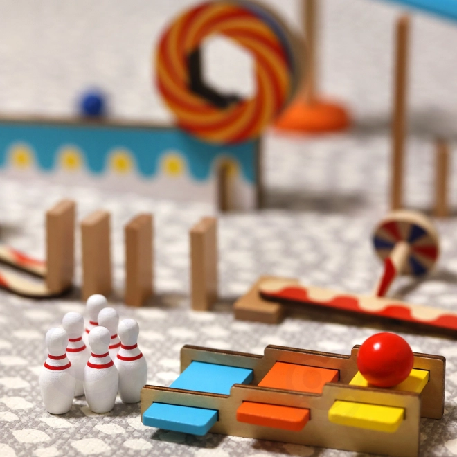 Træ klodser domino / domino puslespil Tooky Toy