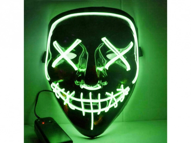 Lysende LED-maske rensende fest