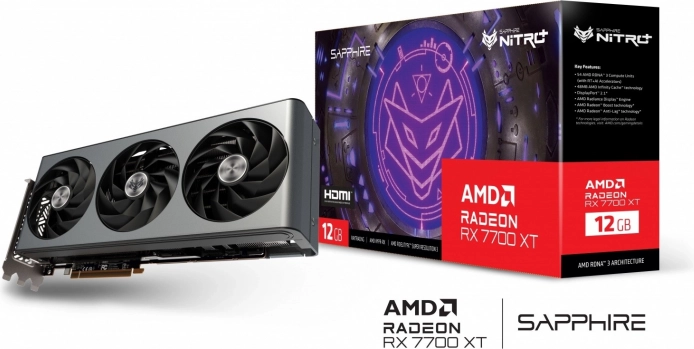 Grafikkort Sapphire Nitro+ AMD Radeon RX 7700 XT 12GB