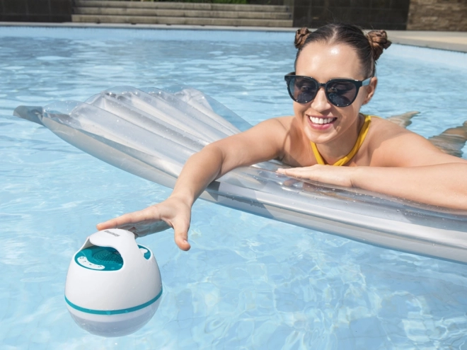 Bestway flydende højttaler MusicWave med Bluetooth og LED-lys