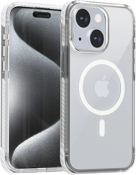 Gennemsigtigt etui til iPhone 15 fra Aukey