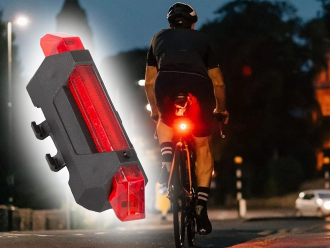 Sæt USB cykellys for og bag