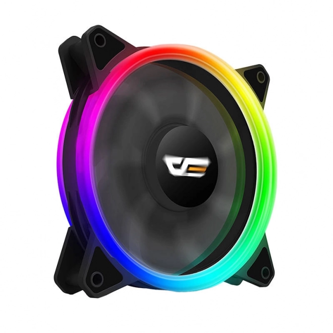 Sæt med ARGB Darkflash DR12 Pro 5v1 120x120 computerblæsere (sort)