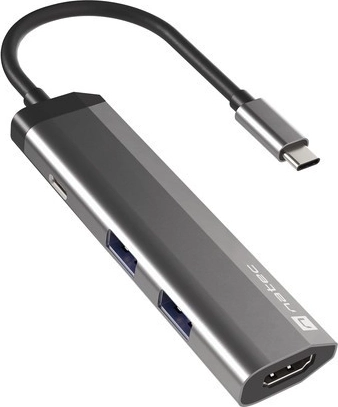 ultratynd usb-c multiport NATEC Fowler Slim med hdmi 4k og pd