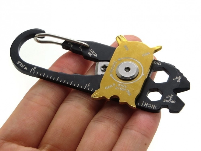 Karabin til nøgler multitool