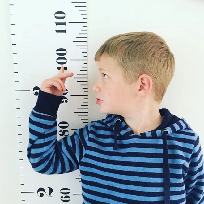 Dekorativ højde måler for børn