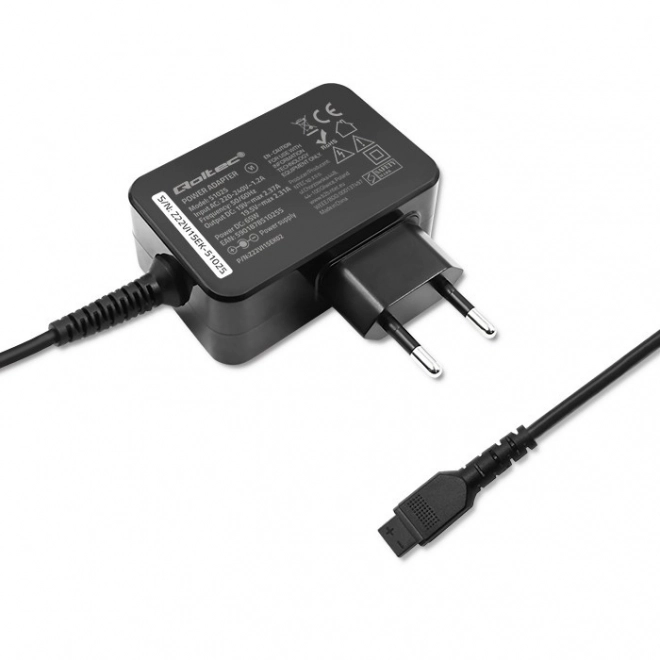 Universal strømforsyningsadapter 45W med 8 stik