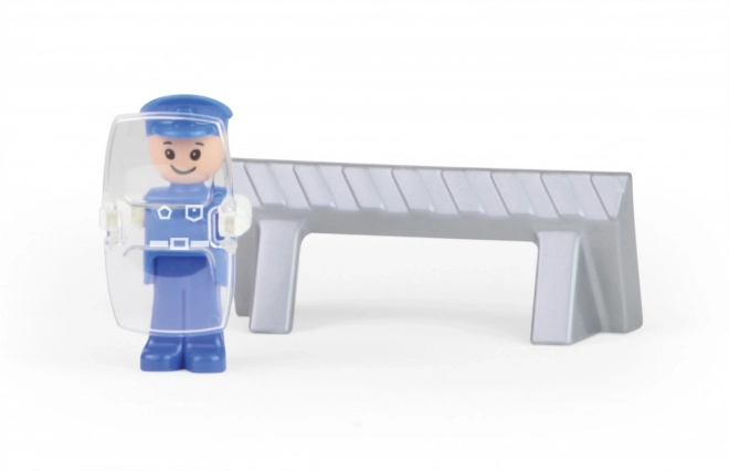 Politi bil med figur