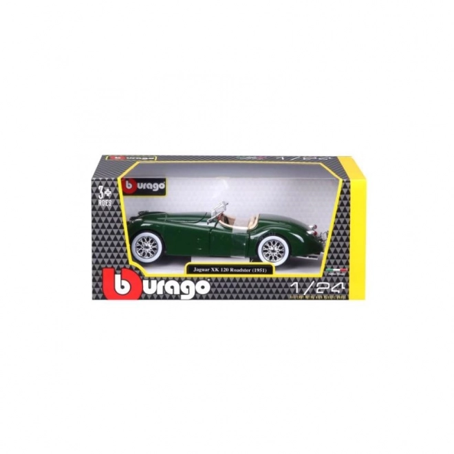 Bburago 1:24 Jaguar XK 120 Roadster (1951) grøn 18-22018